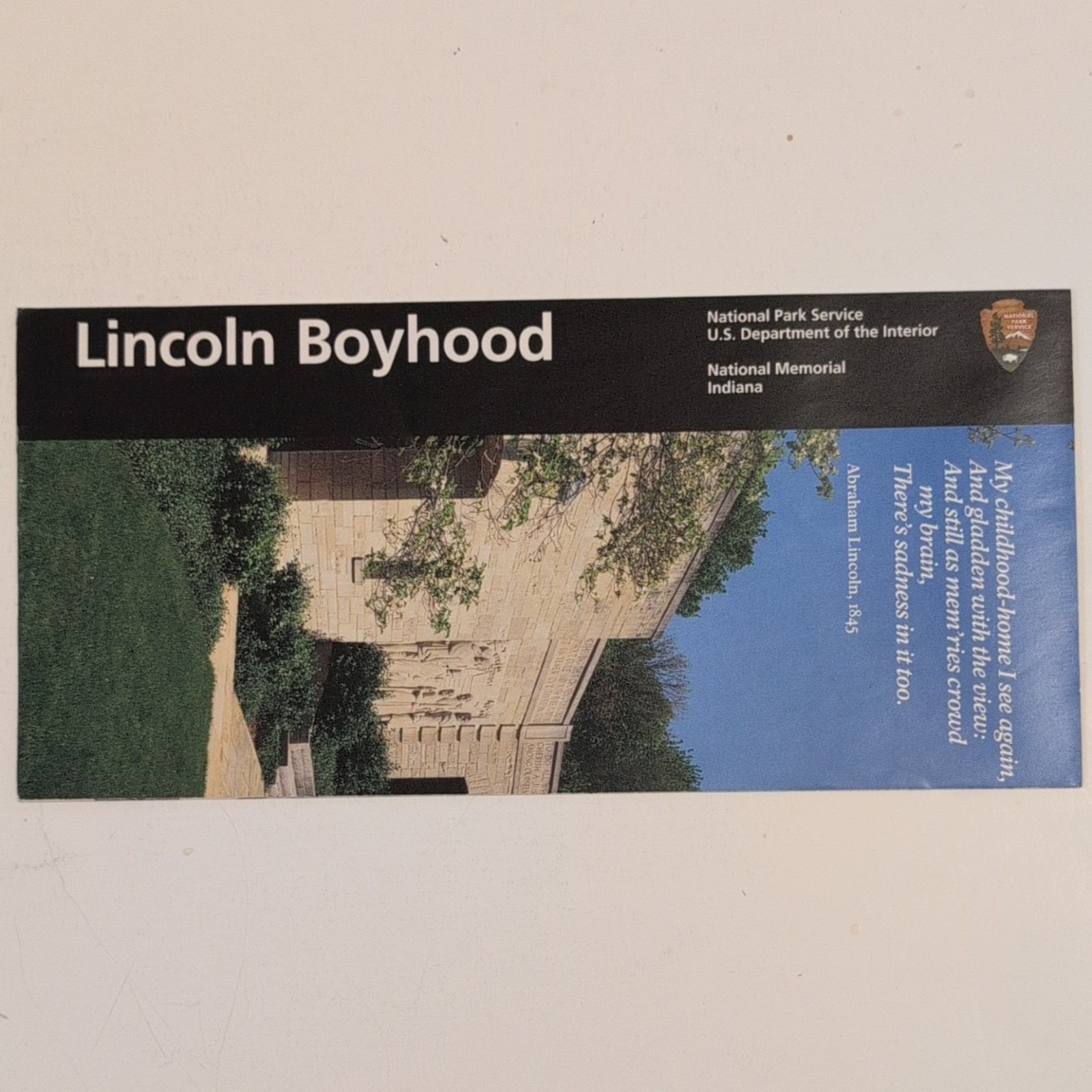 Lincoln Boyhood National Park Service NPS Unigrid Brochure GPO 2006 Reprint 2006