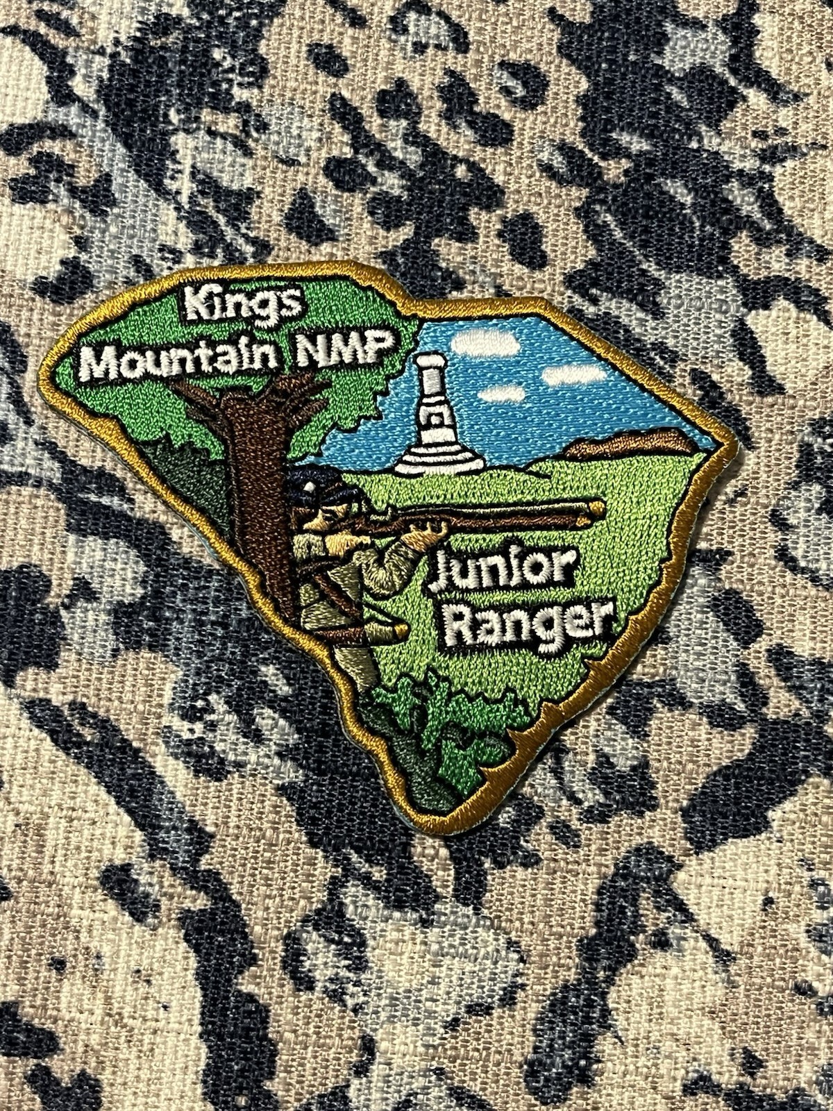Kings Mountain National Military Park Junior Ranger Patch NMP