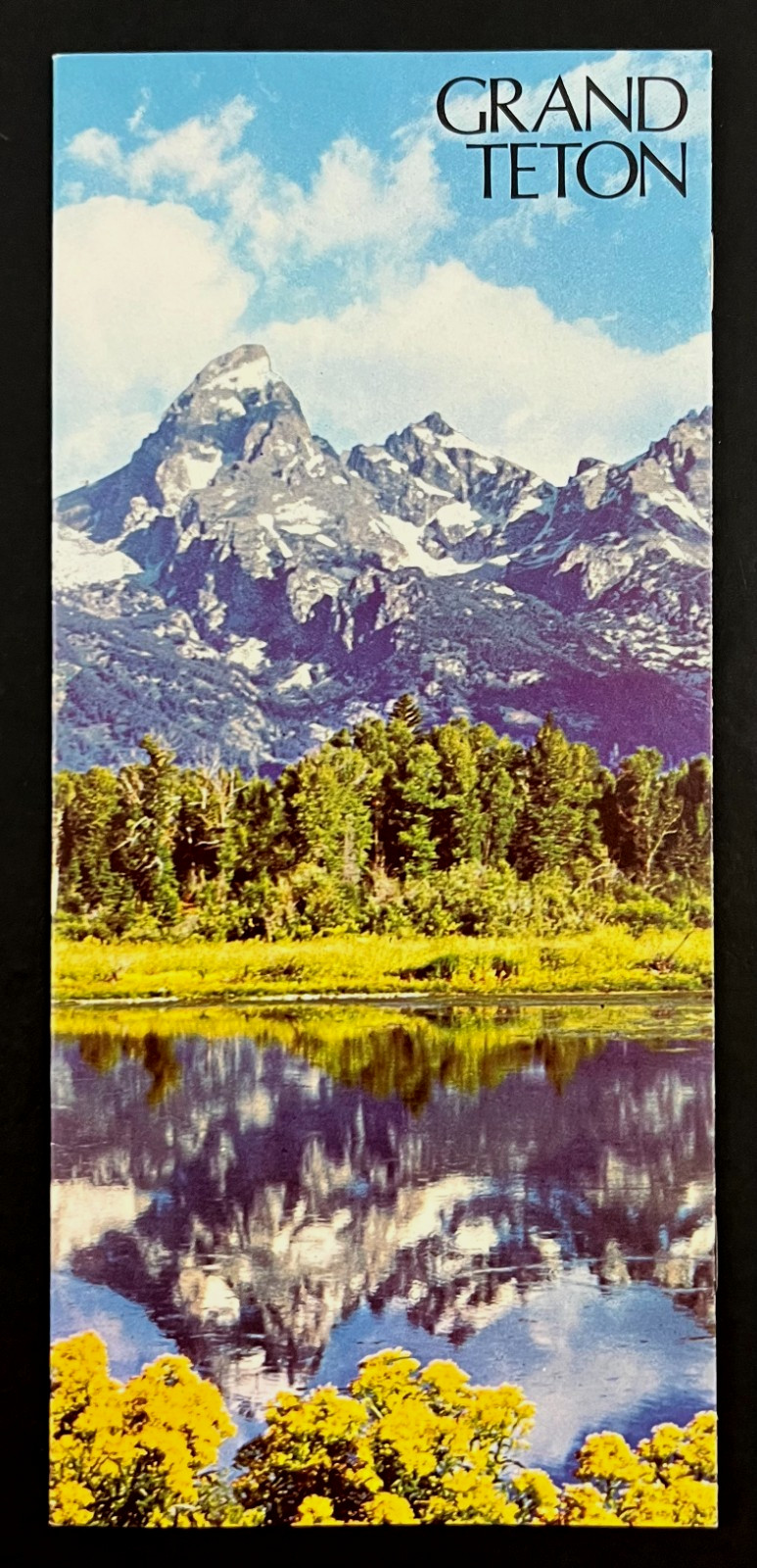 1980 Grand Teton National Park Wyoming Recreation Guide Vintage Travel Brochure