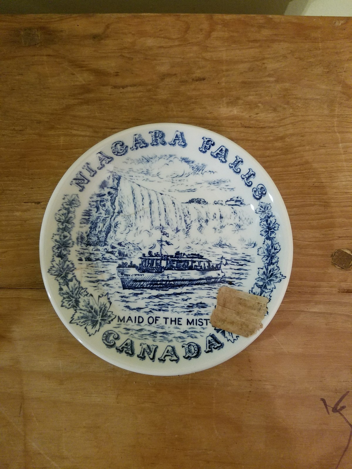 Niagara Falls Maid Of The Mist Wood & Sons Plate 4.5 “