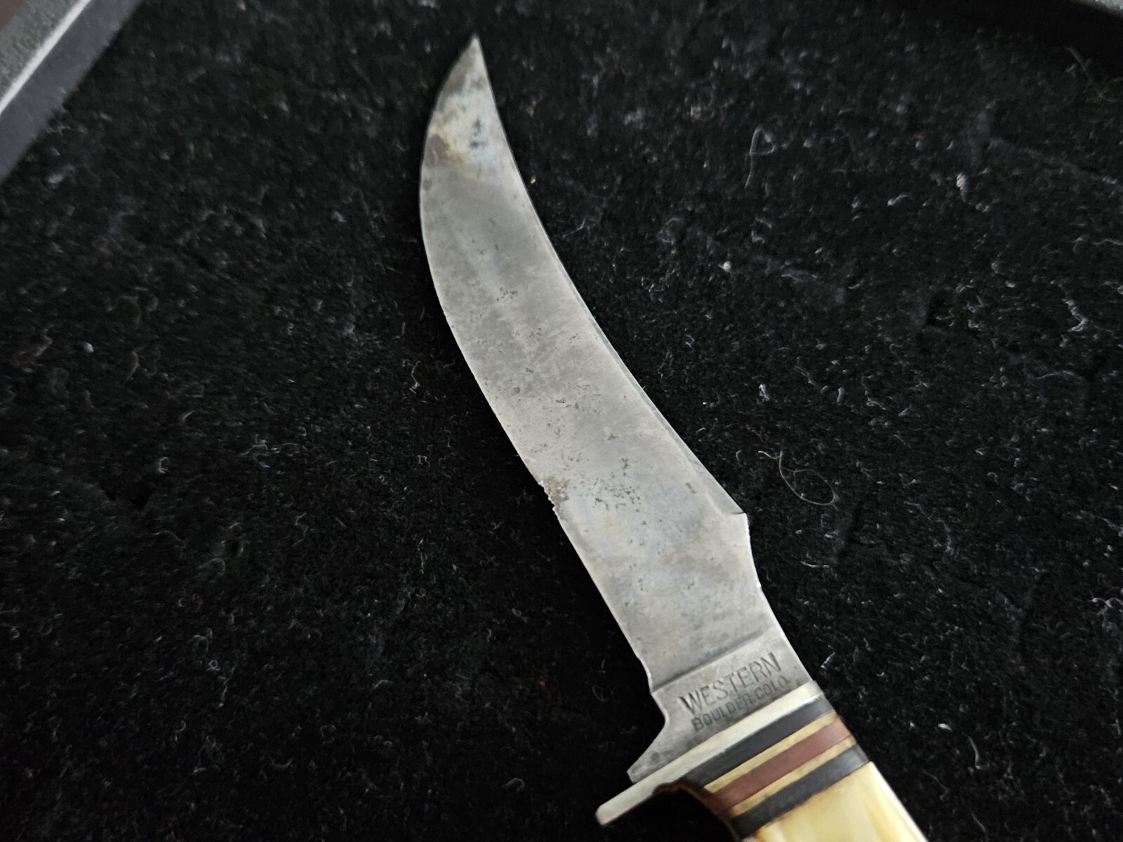 VINTAGE 1950s CARLSBAD CAVERN NAT’L PARK NEW MEXICO SOUVENIR WESTERN KNIFE USA