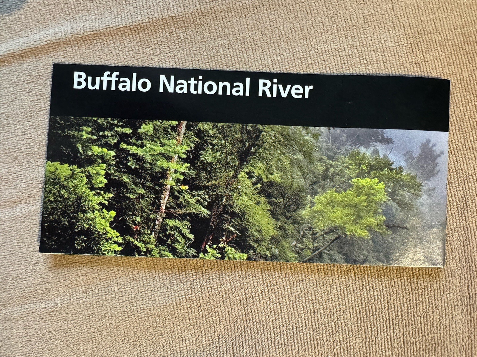 Buffalo National River NPS AR Unigrid Brochure/Pamphlet/Map GPO 2014