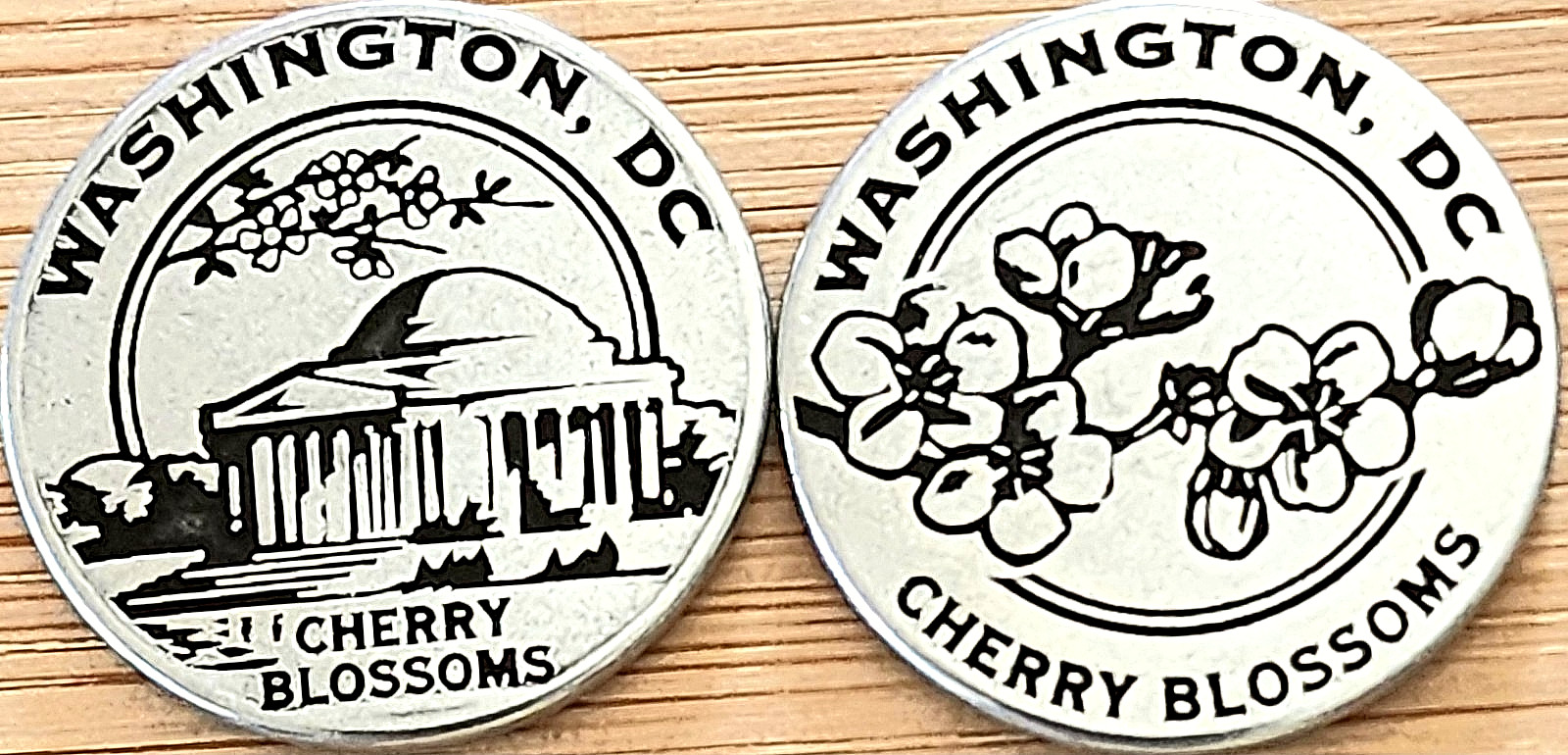 WASHINGTON, DC – CHERRY BLOSSOMS – NATIONAL PARK TYPE TOKEN – FREE SHIPPING