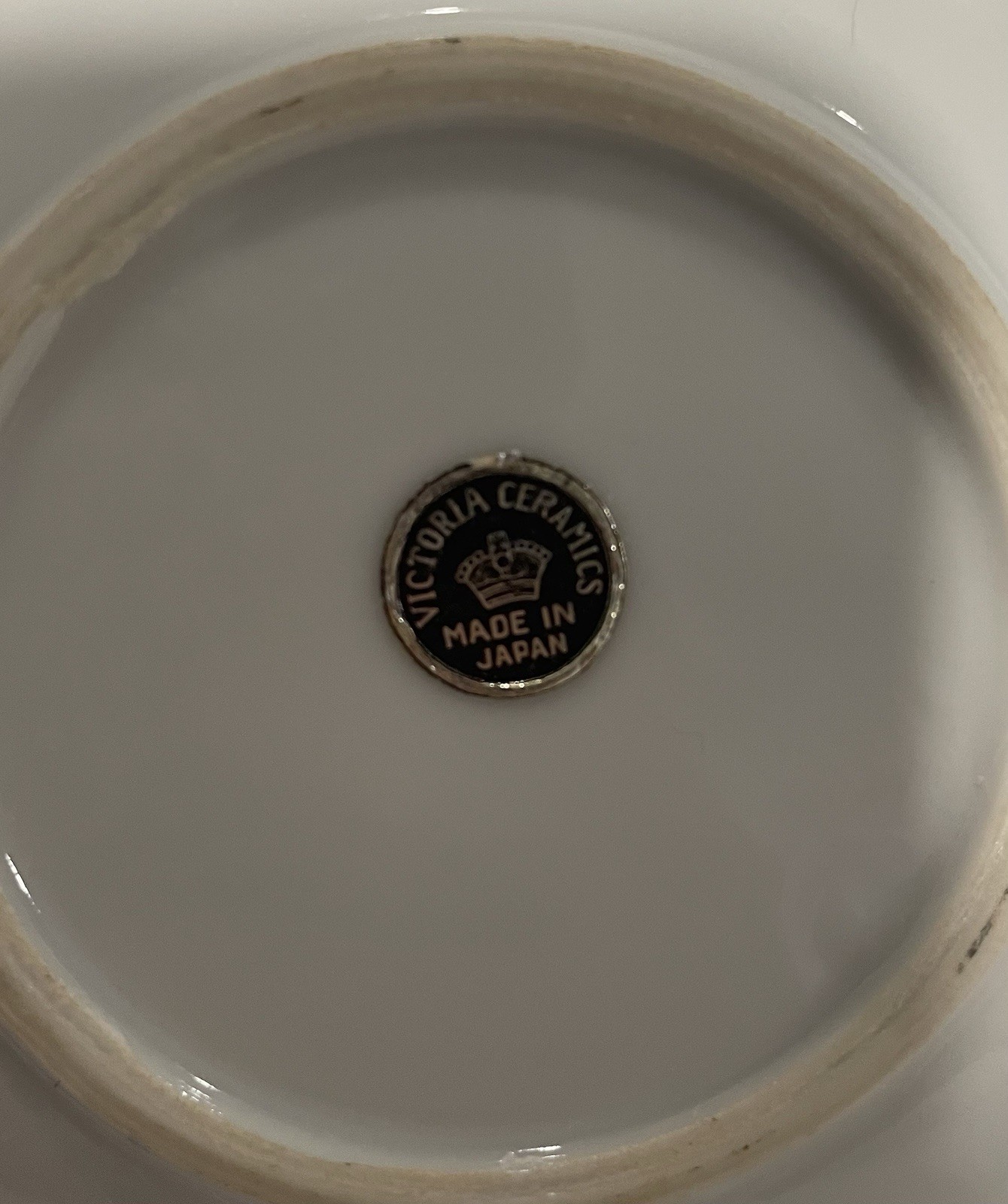 Vintage Yellowstone National Park 4.5 Inch Trinket Tray By Victoria Ceramics
