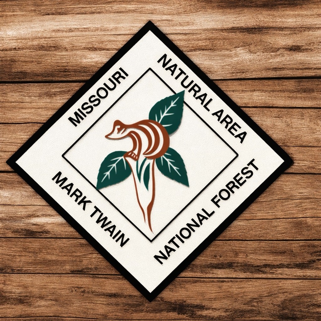 Missouri Natural Area Sign Mark Twain National Forest Park Outdoors Hike Trail