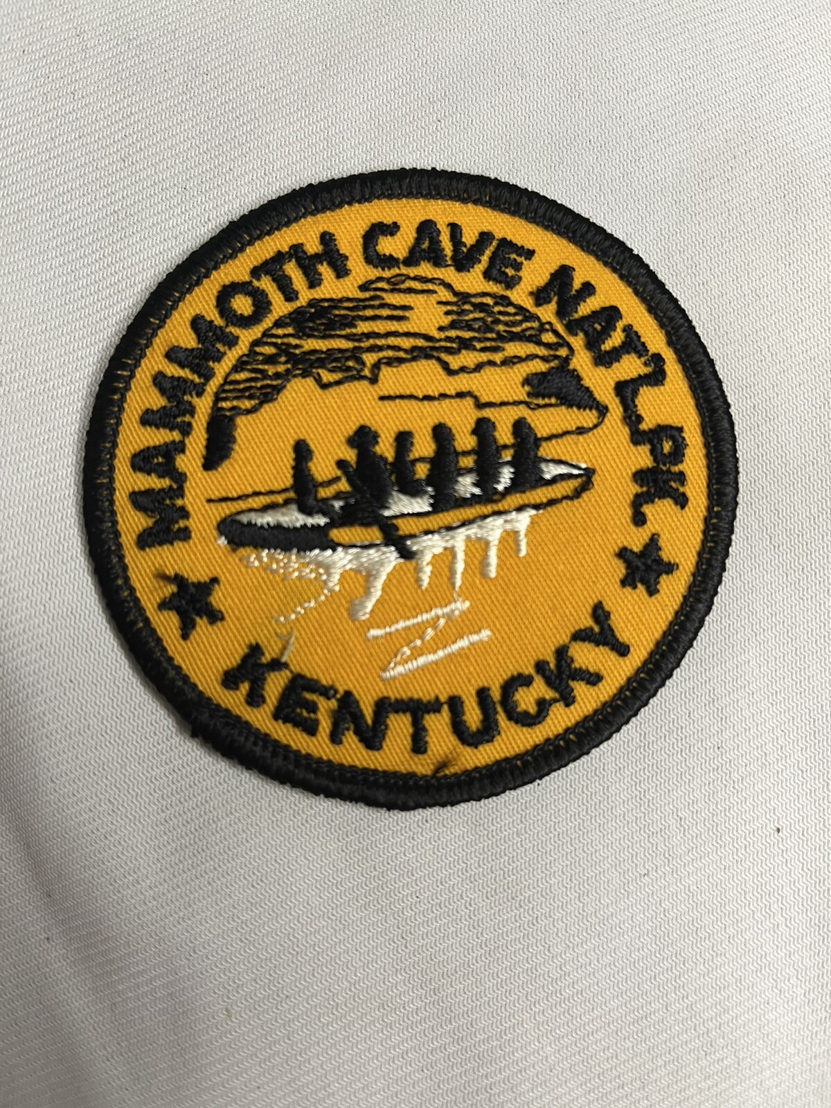 Vintage Mammoth Cave National Park Kentucky Patch Badge
