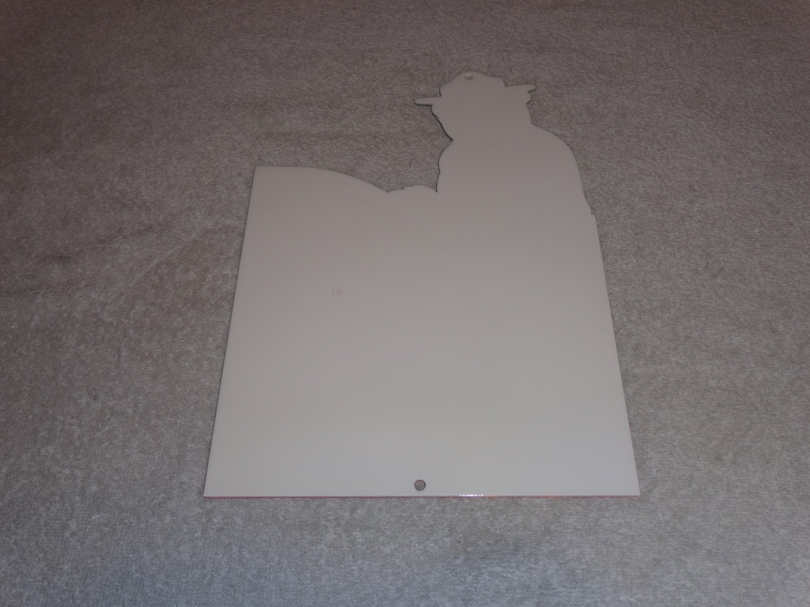 VINTAGE UNITED STATES FOREST FIRE PREVENTION SMOKEY THE BEAR 12″ METAL GAS SIGN!