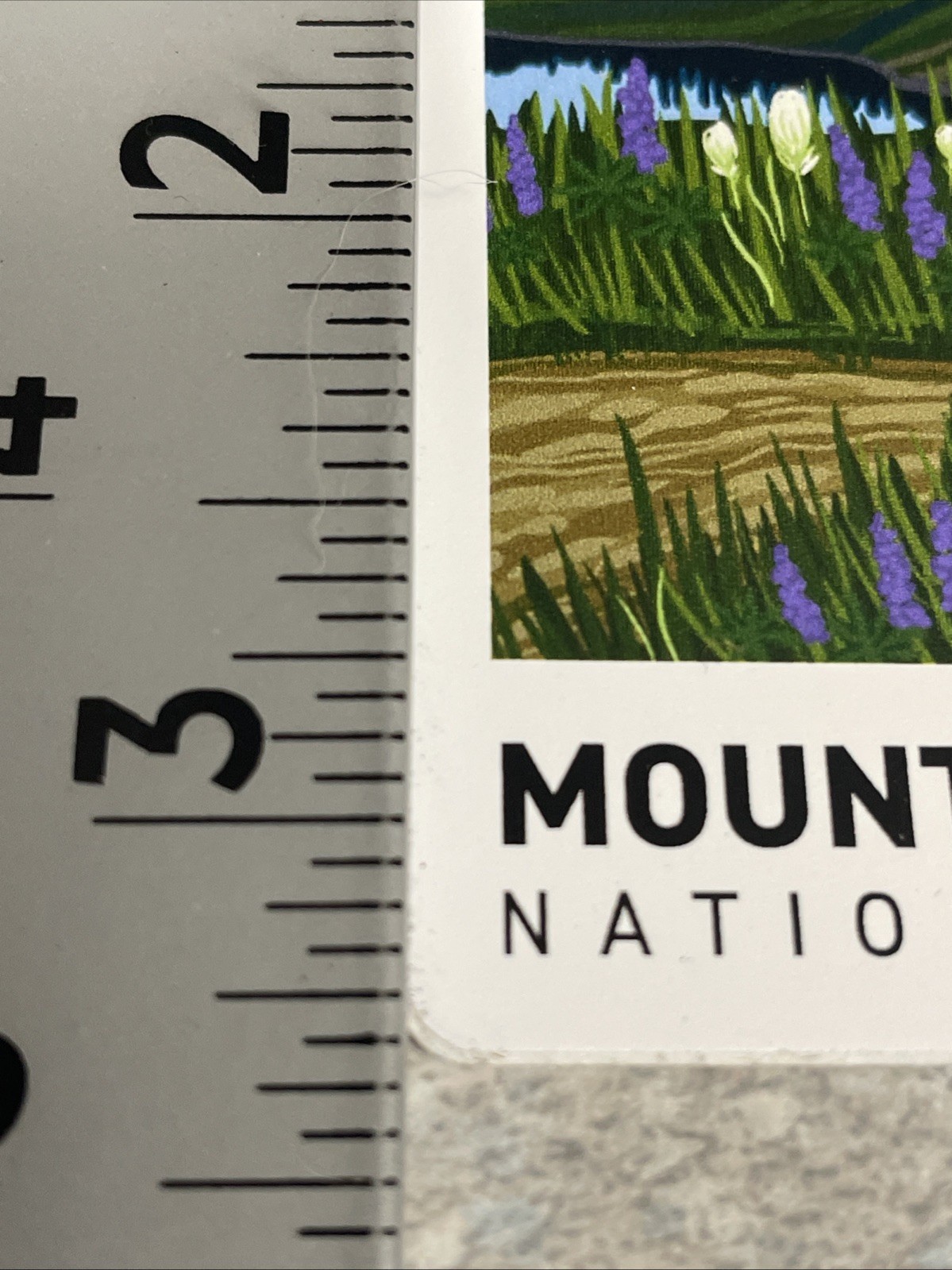 Decal – Mount Rainier National Park- 2×3 Inch – Outdoor Approved