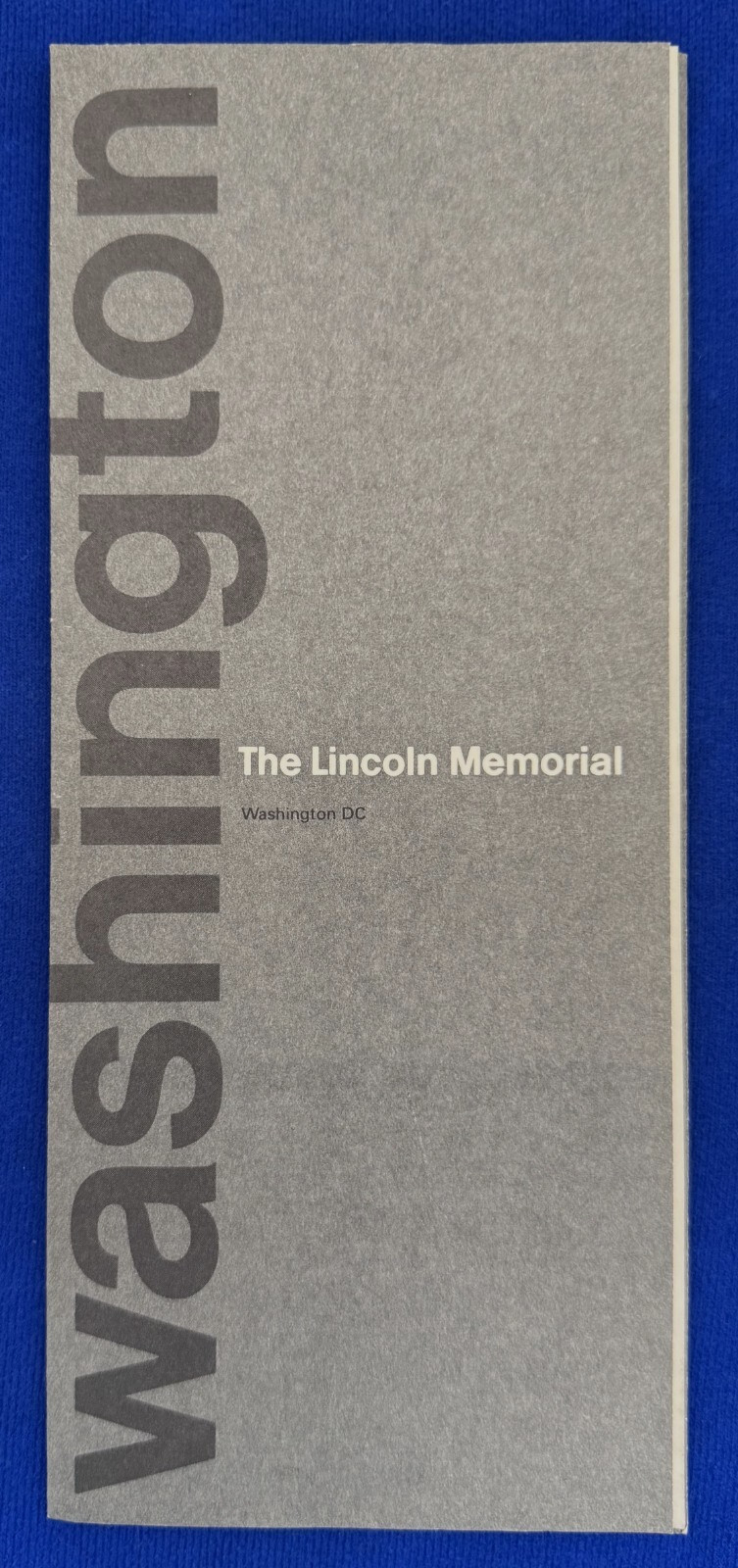 Vintage 1969 The Lincoln Memorial Washington DC National Park Service Brochure 1