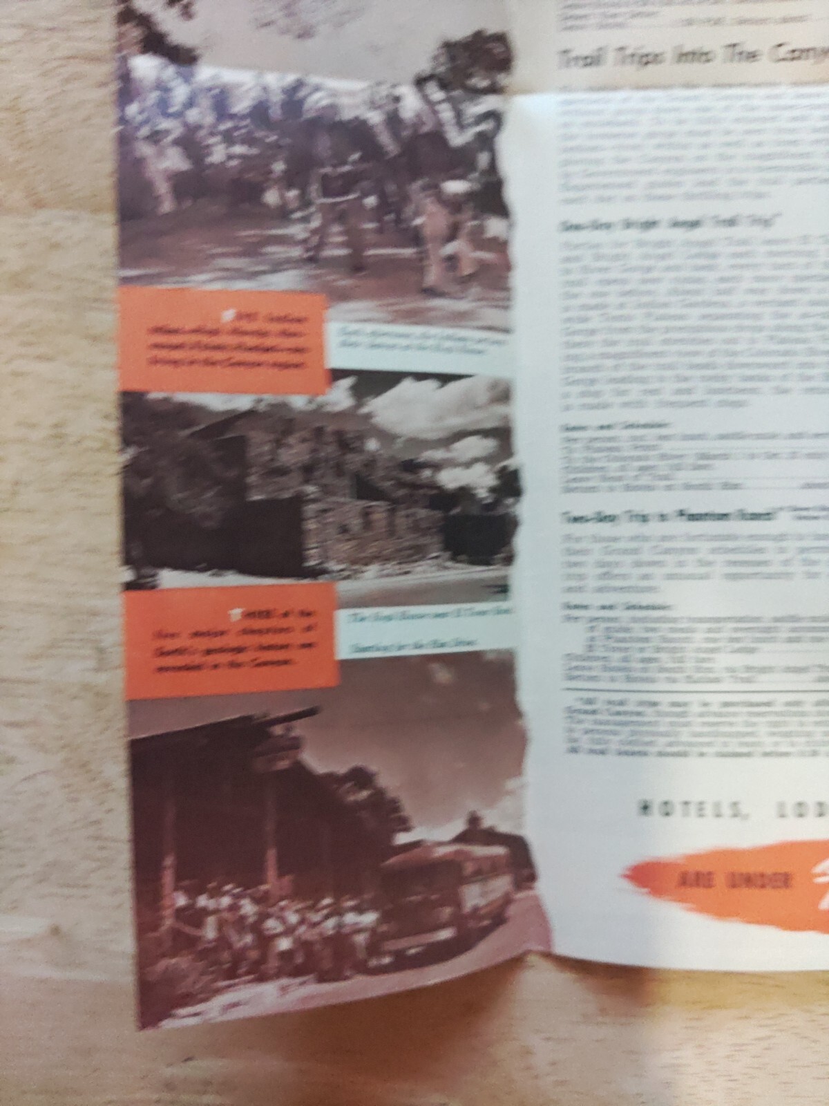 Vintage 1956 Grand Canyon Pamphlet