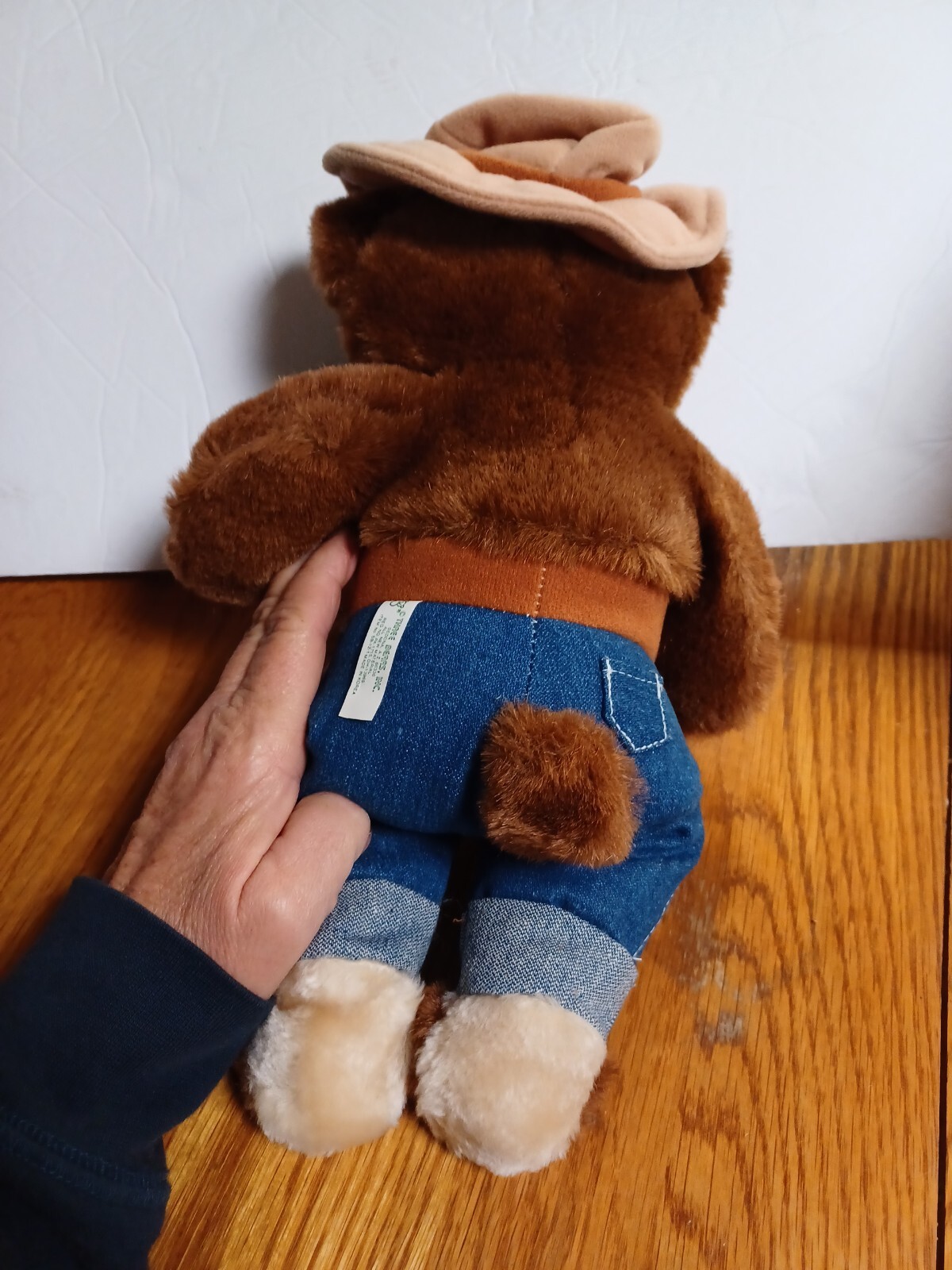 Vintage 1985 Smokey The Bear stuffed animal Three Bears Inc. US Forest Svc. 14″