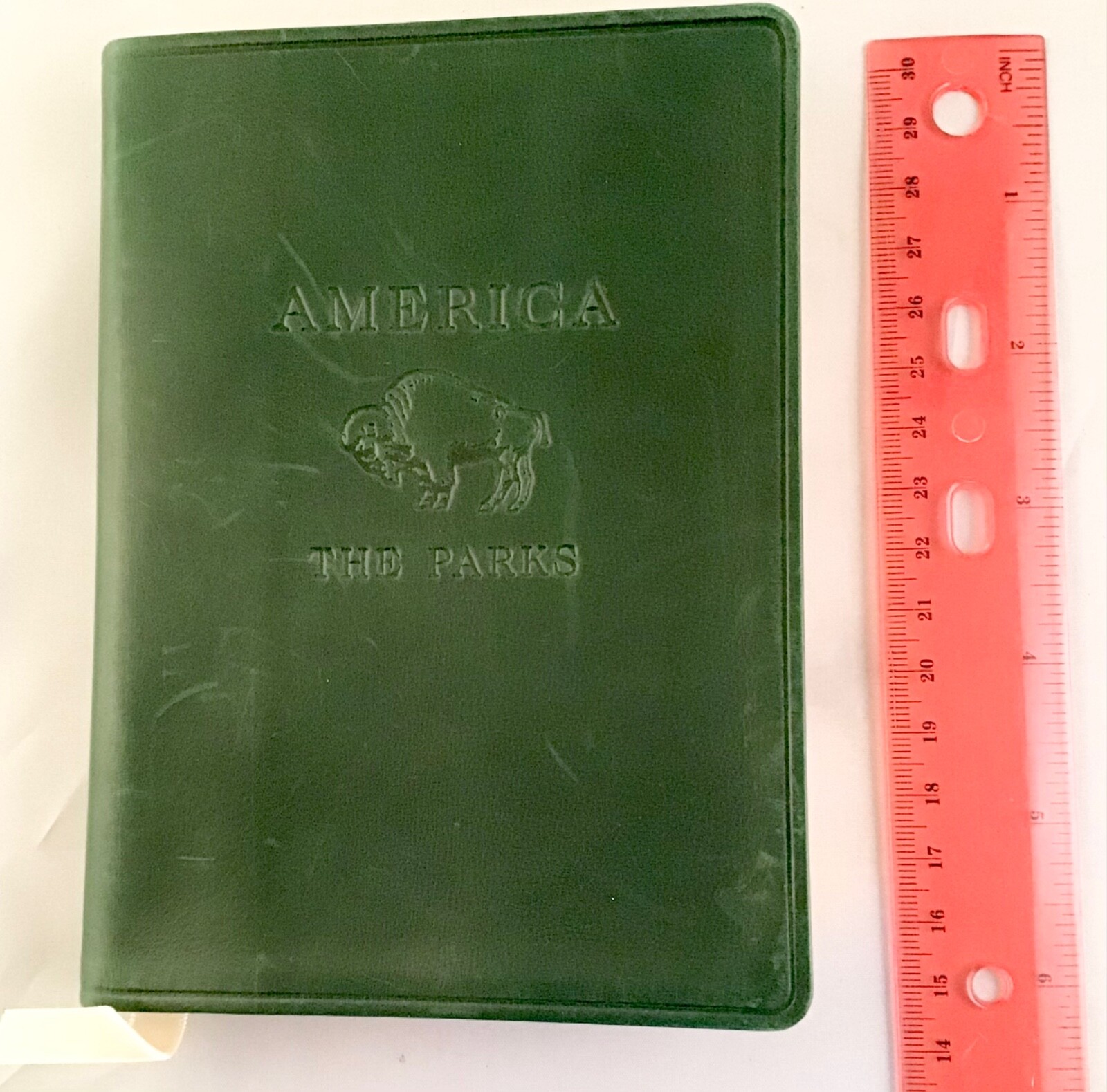 RARE BOOK AMERICA THE PARKS LEATHER BOUND BOXED