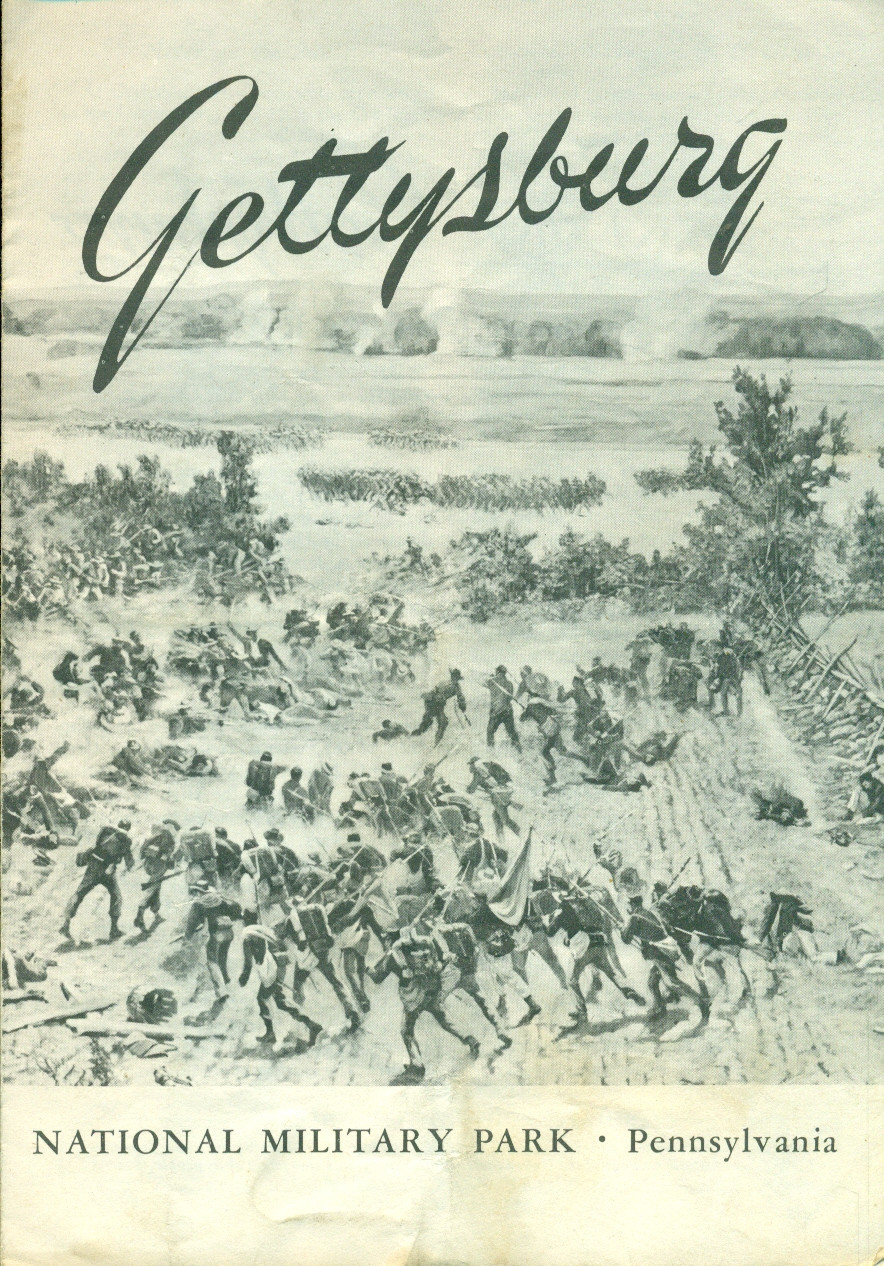 1956 GETTYSBURG (Pennsylvania) 6-page illustrated Civil War brochure
