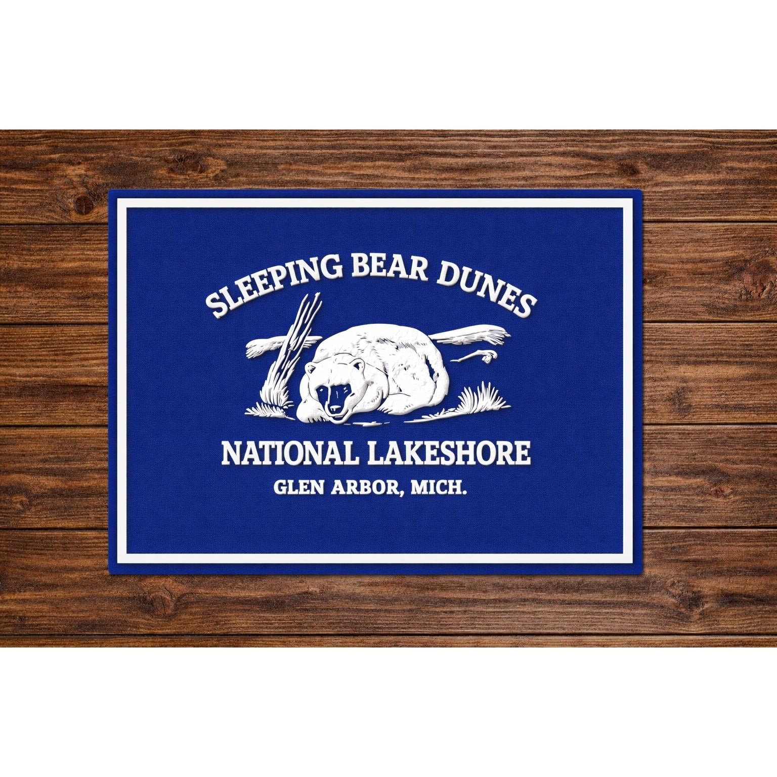 Sleeping Bear Dunes National Lakeshore Sign Glen Arbor Michigan Travel Midwest