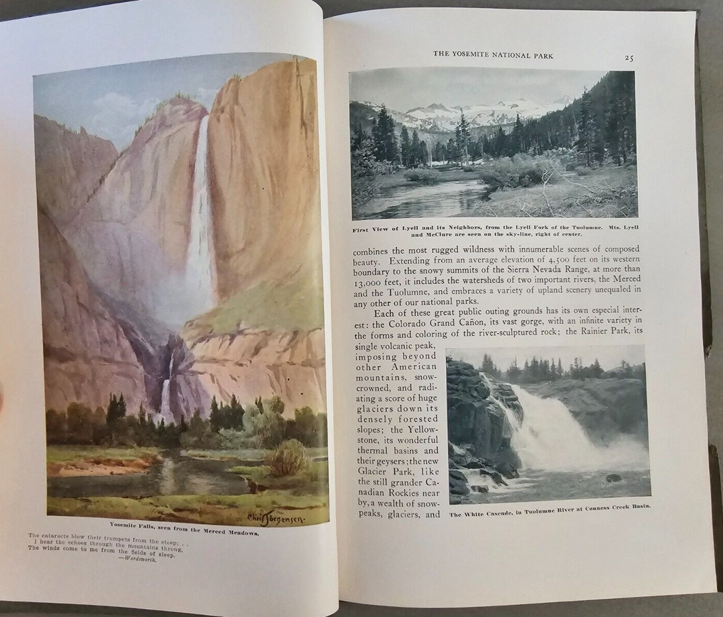 Yosemite & it’s High Sierra, Written by John H. Williams, 1914, Nice!
