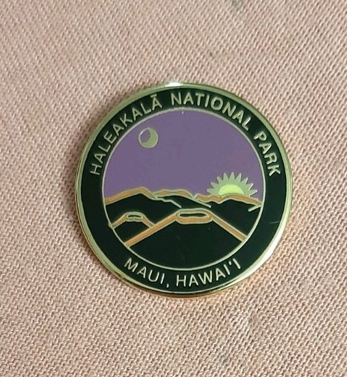Haleakala National Park Maui Hawaii Sunrise Volcano Scenic Travel Souvenir Pin