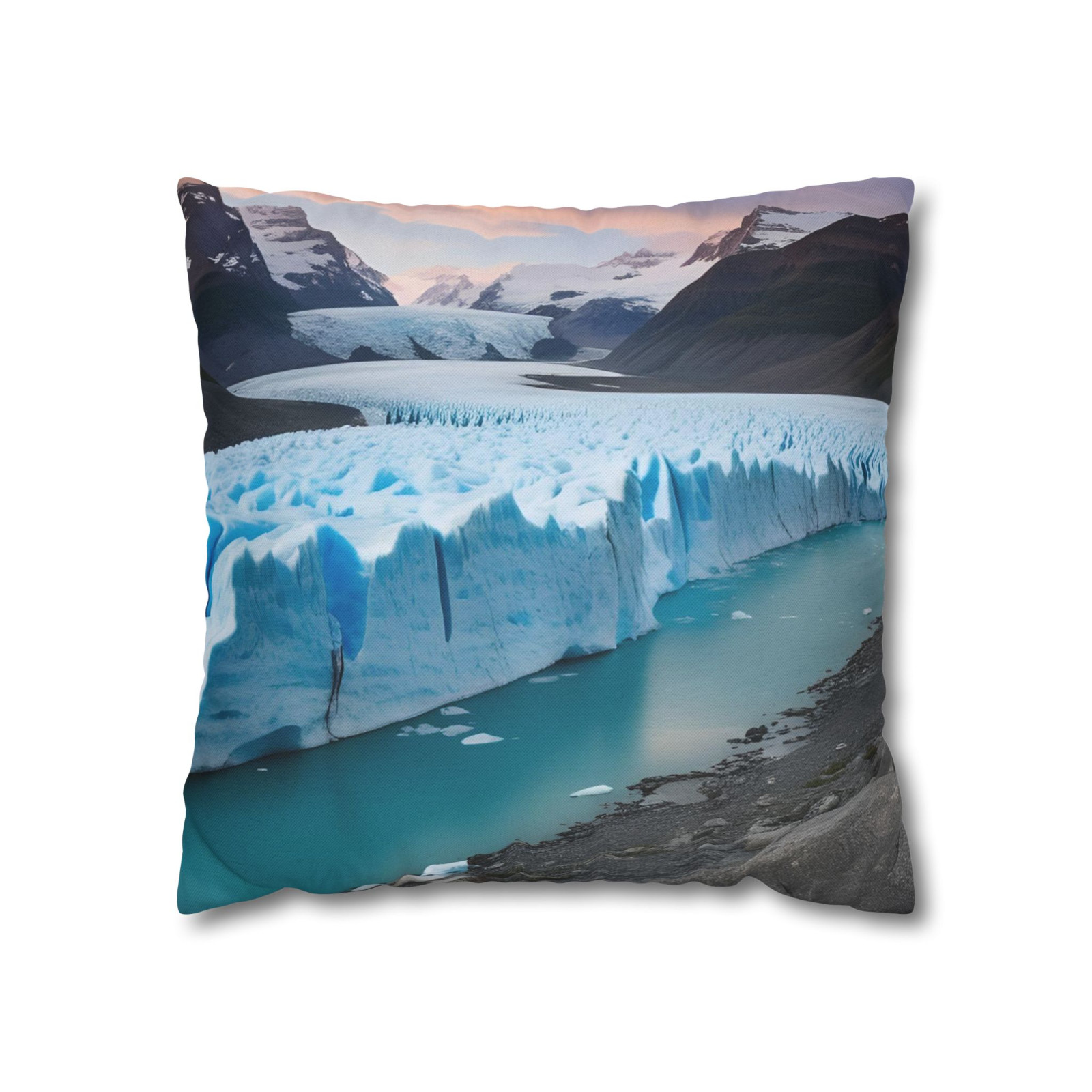 Collectible Glacier Lake National Park- 16″x16″ Decorative Pillowcase