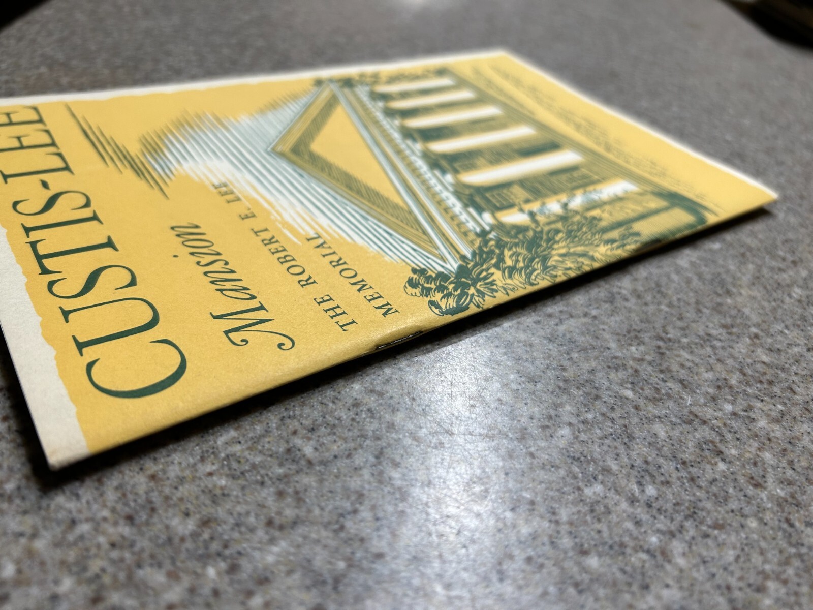 Vintage CUSTIS-LEE Mansion 1956 Booklet: The Robert E Lee Memorial Park Service