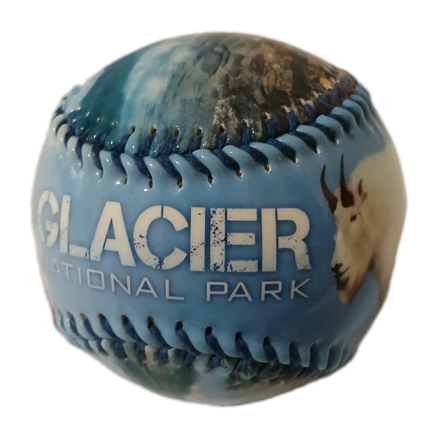 Glacier National Park Gloss Souvenir Promotional Baseball ball