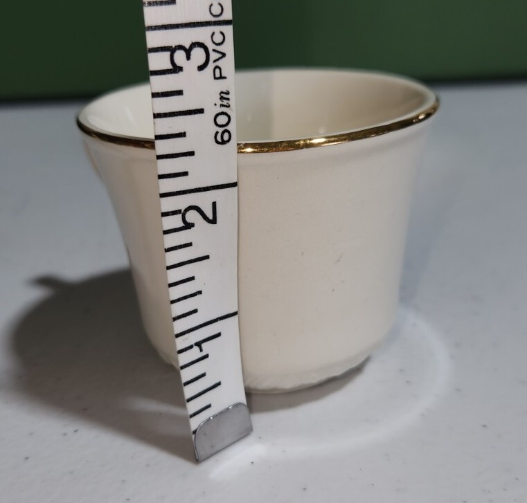 ENCO Views of America Series Yellowstone Nat’l Park Demitasse Cup 22K Gold Trim