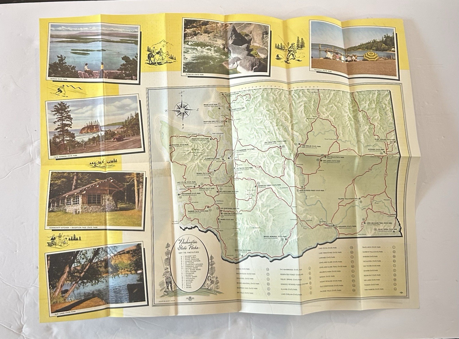 Lot Of Vintage Outdoor and Travel National Parks Ephemera and Maps