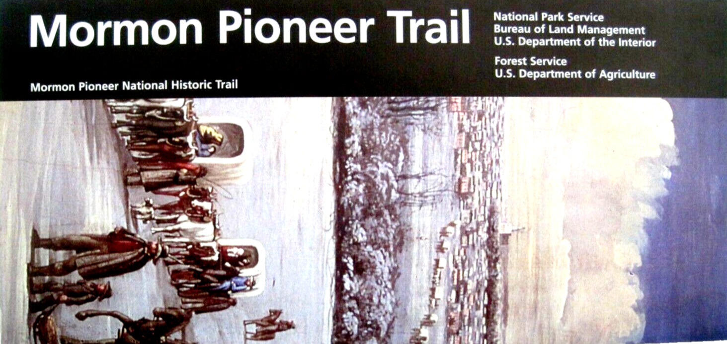 Mormon Pioneer Historic Trail National Park Service Unigrid Brochure Map
