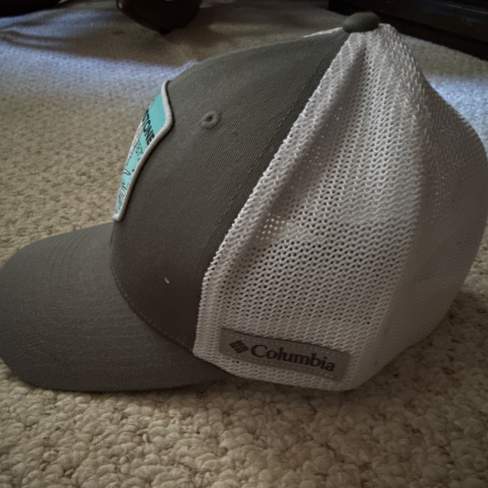 Columbia Yellowstone Est. 1872 National Parks Mesh Back Trucker Hat Cap Size S/M