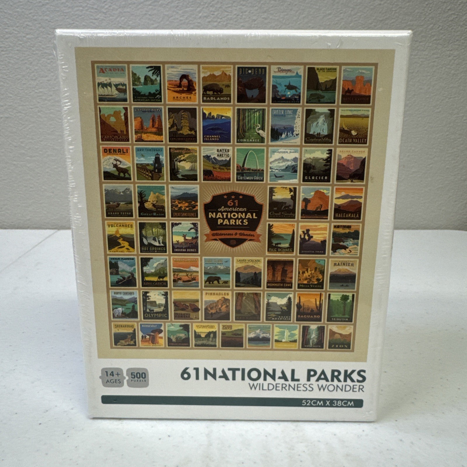 61 American National Parks – Wilderness wonder Puzzle 500 Pieces – NIB