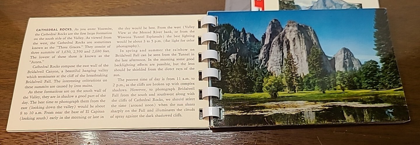 Vtg Yosemite National Park Color Album Prints 1953/Photo Guide 1955/Pers. Photos