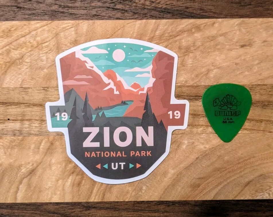 3″ Zion National Park Sticker Decal