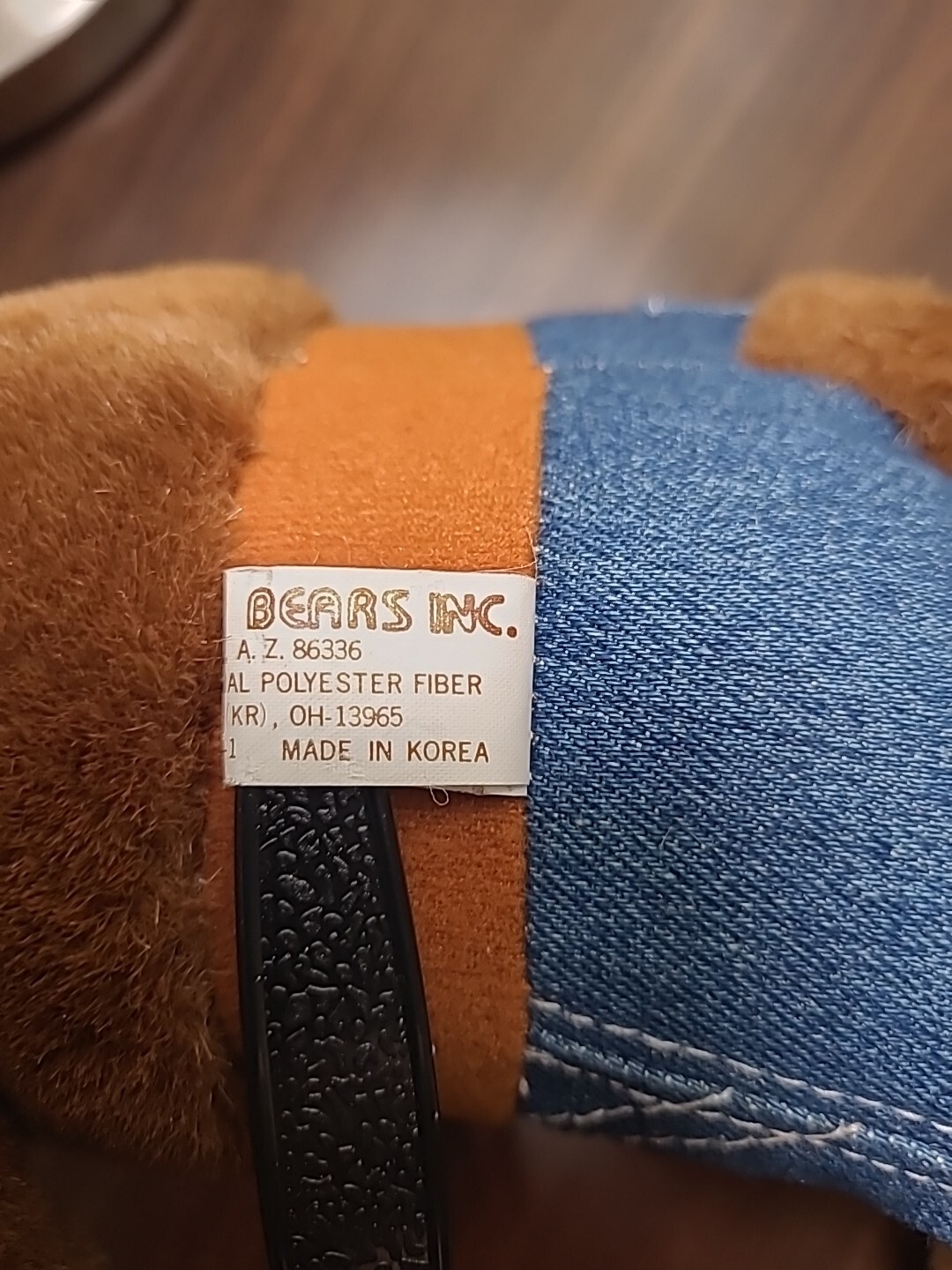 VTG Smokey The Bear Plush Bear 12″ Three Bears Inc 1980s