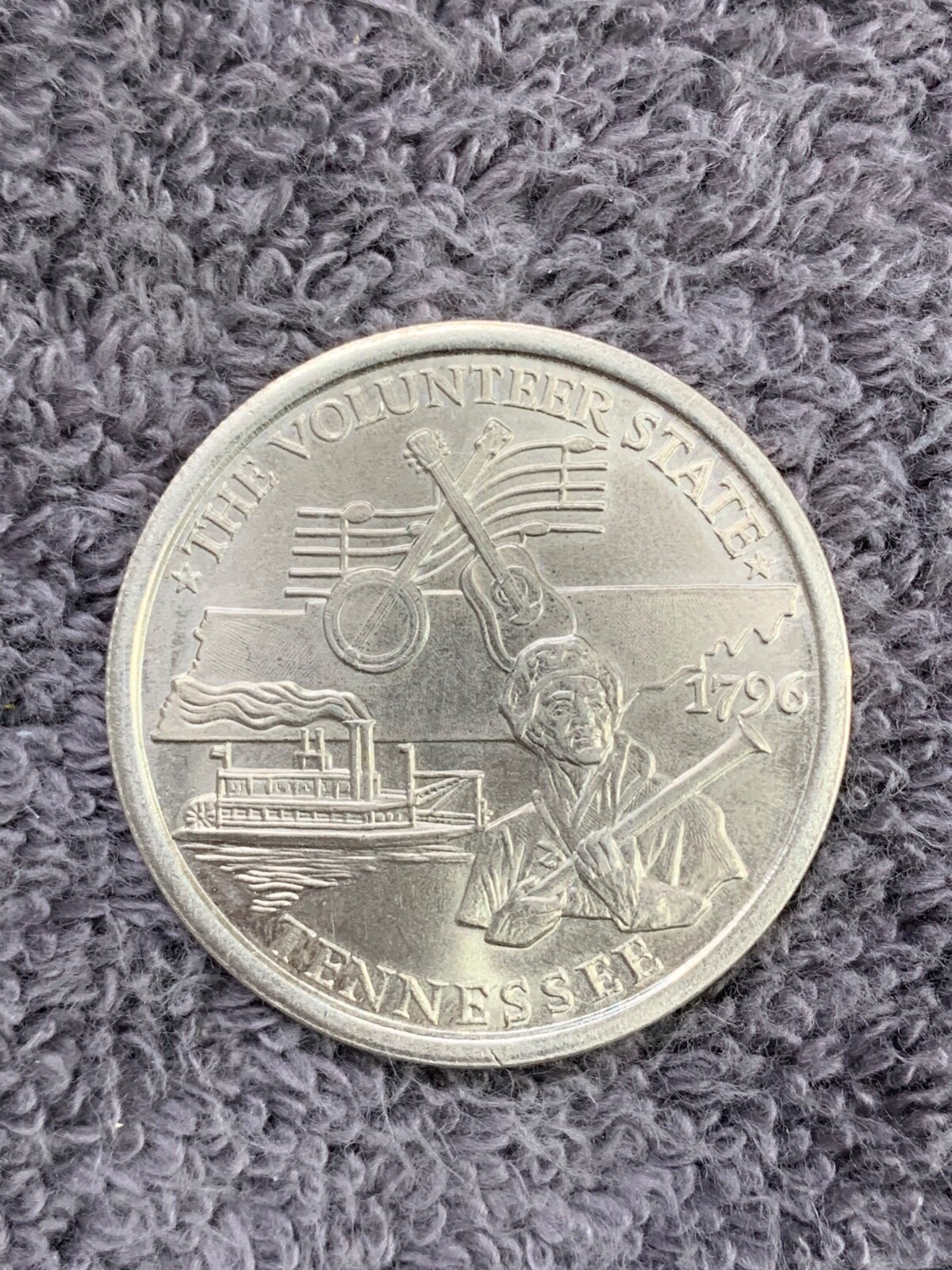 GREAT SMOKY MOUNTAINS TENNESSEE ~ The Volunteer State 1796 Black Bear Coin