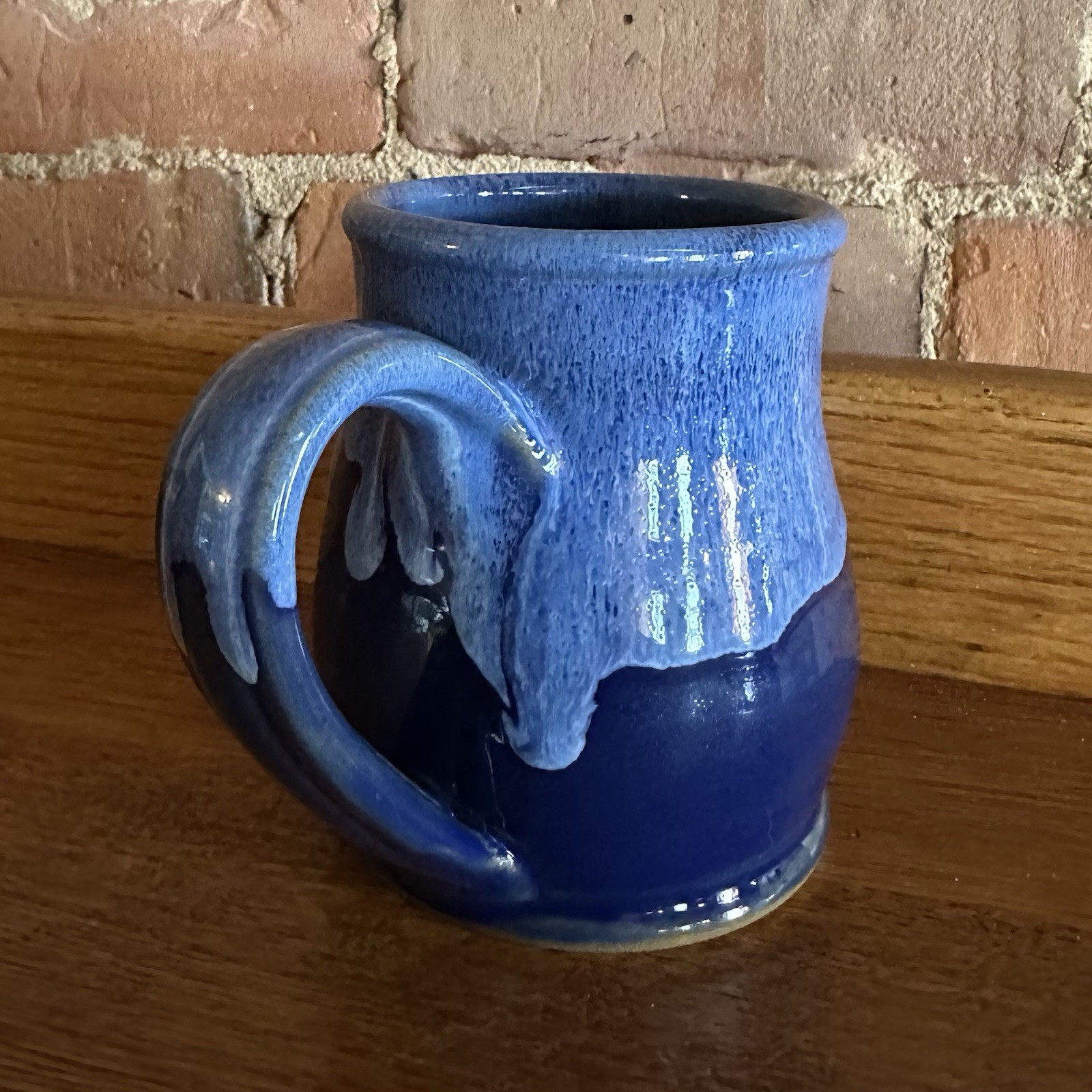 Deneen Pottery Great Smoky Mountains National Park Handthrown USA Blue Mug 2024