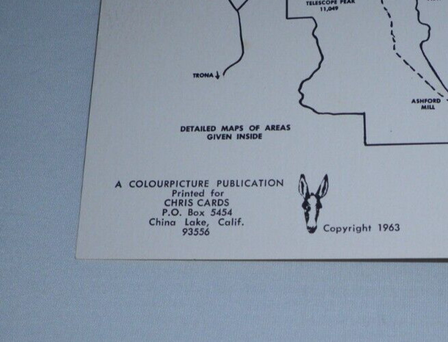 Death Valley National Monument Your Pictorial Guide Color Photo Book 1963