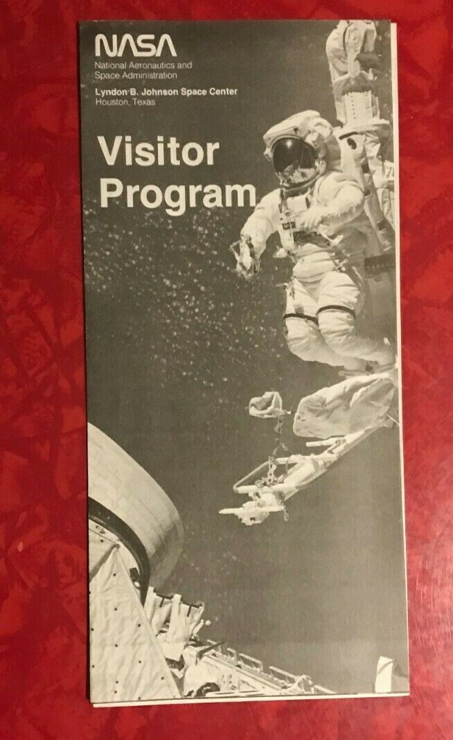 NASA JOHNSON SPACE CENTER HOUSTON TEXAS VISITOR PROGRAM GUIDE 1991