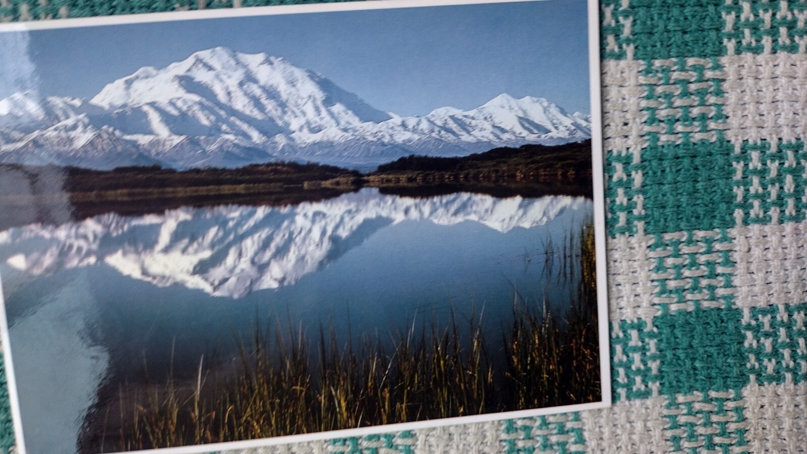 BEAUTIFUL POST CARD REFLECTIONS OF MT.MCKINLEY WONDER LAKE ALASKAN Post Card