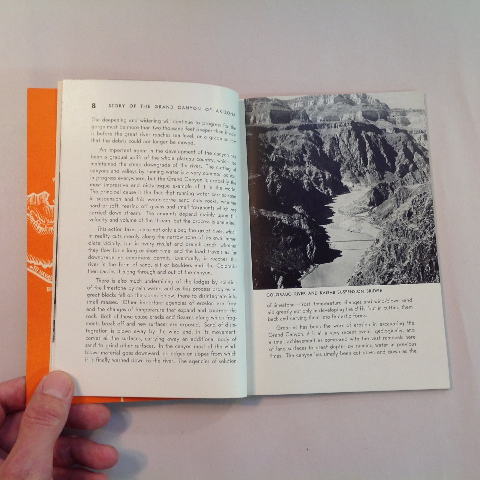 Vintage 1953 Booklet Story of the Grand Canyon How It Was Made Fred Harvey USGS