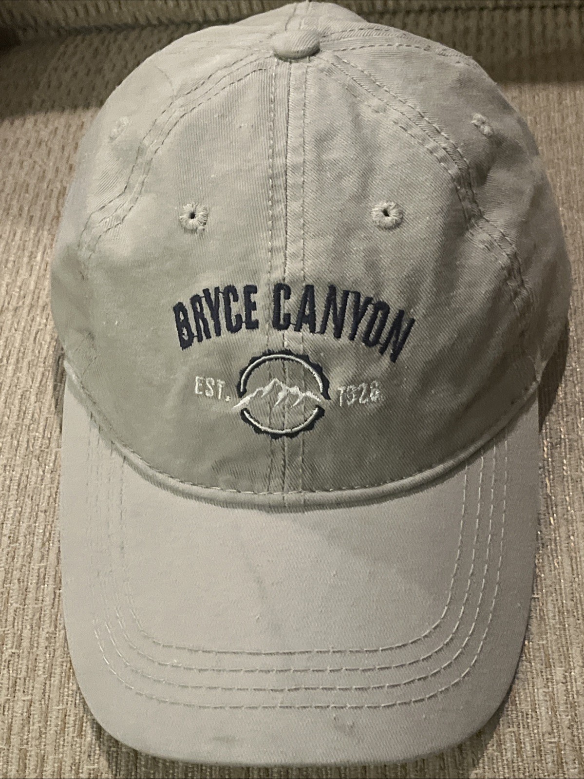 Bryce Canyon National Park Est 1928 Cap Light Tan One Size Adjustable