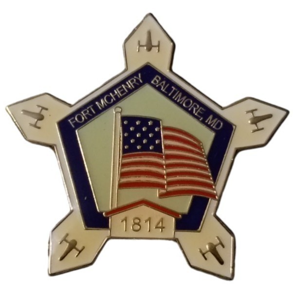 Fort McHenry Baltimore Maryland American Flag Travel Souvenir Pin