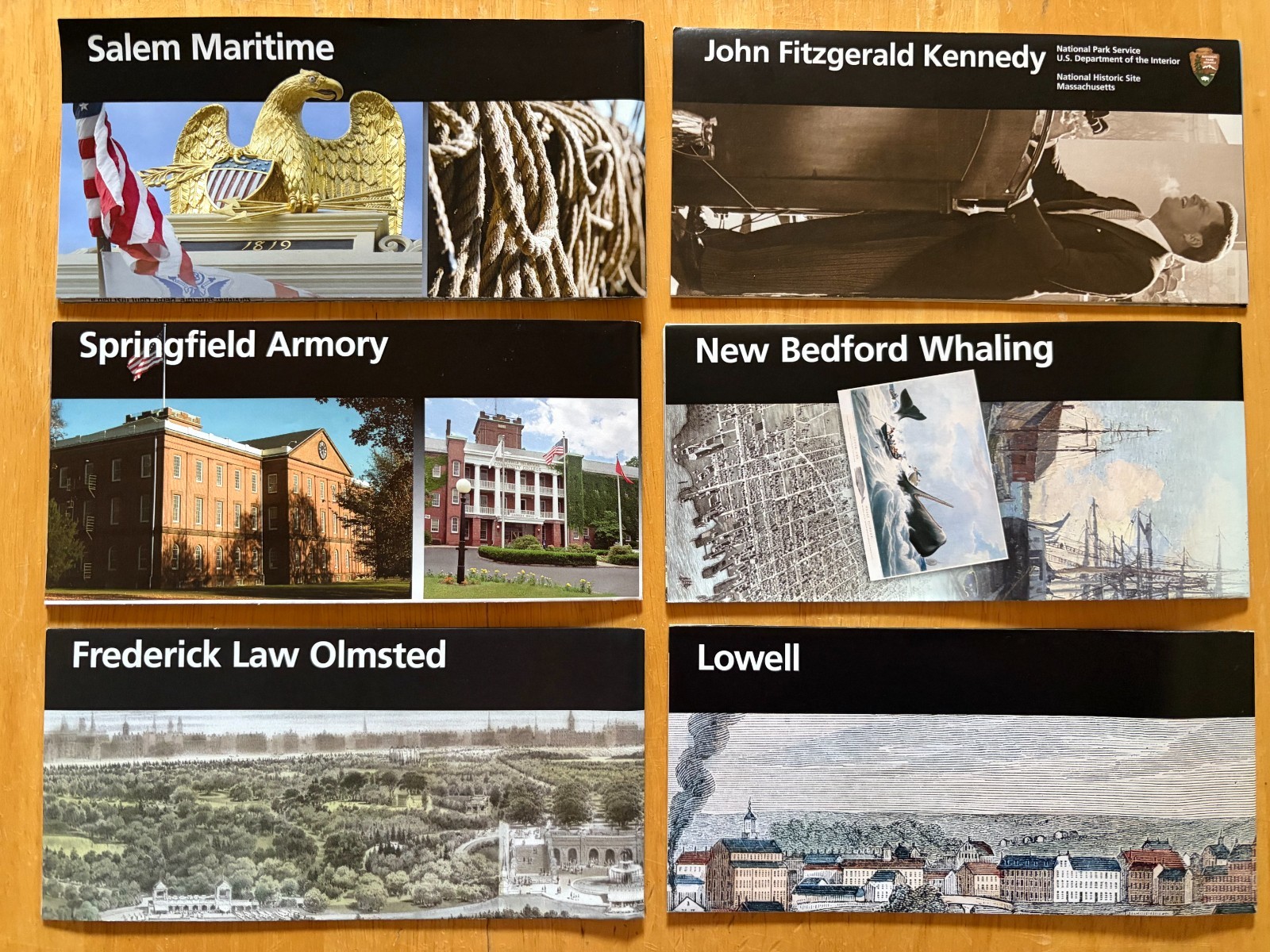 MASSACHUSETTS NEW ENGLAND NATIONAL PARK BROCHURES VACATION HISTORY CULTURE FUN