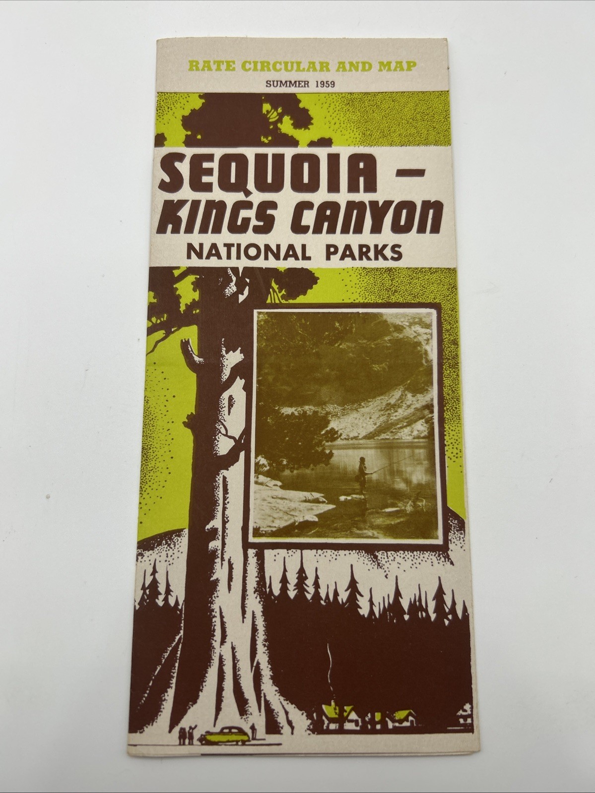 1959 Sequoia & Kings Canyon National Park Vintage Travel Brochure California