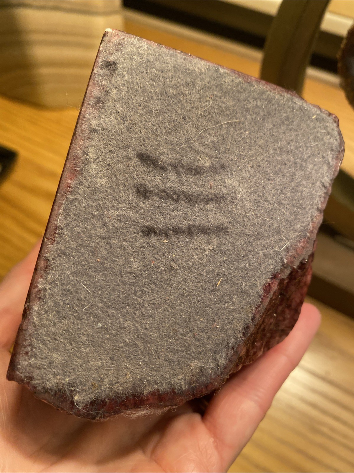 Vintage Yellowstone National Park Stone Rock Souvenir Pencil Holder ? Rough Ruby