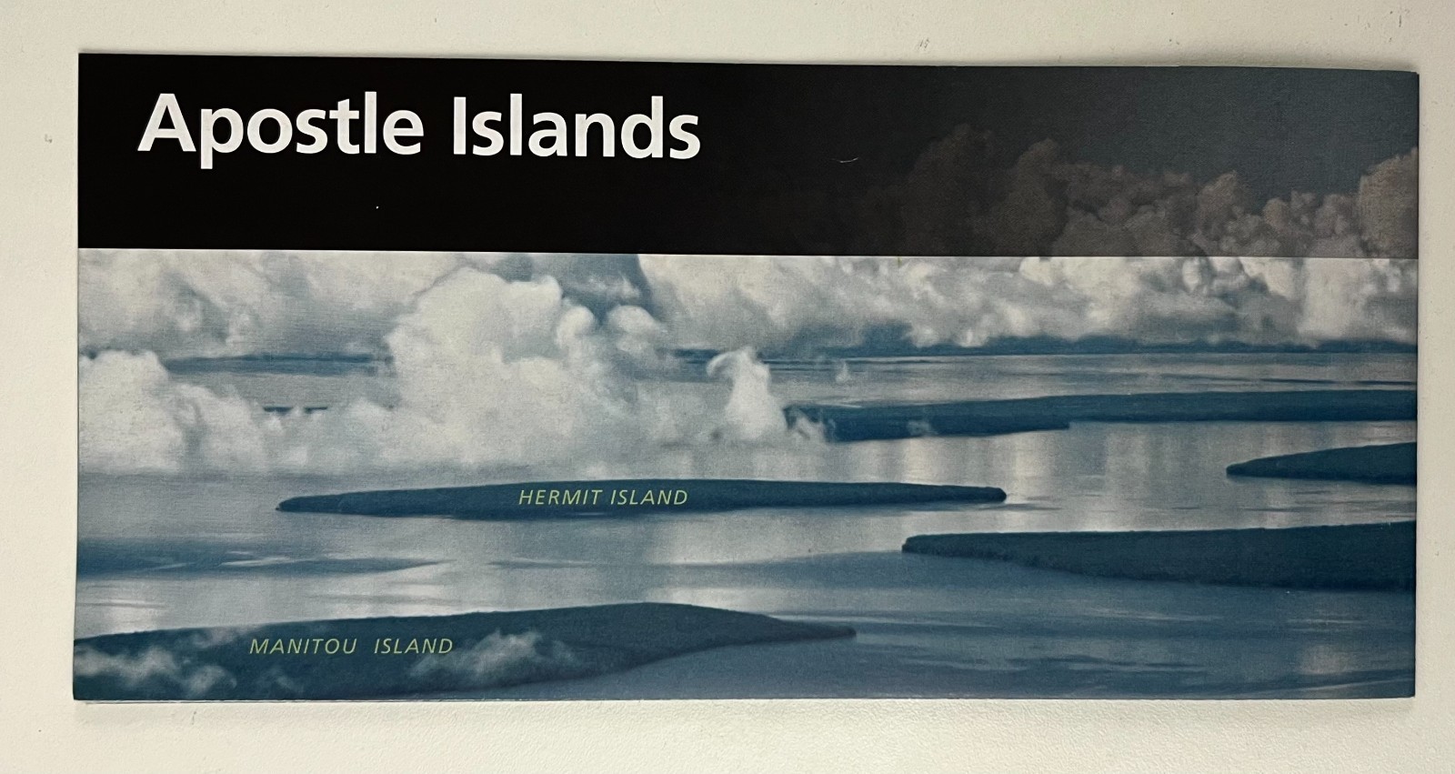 2015 Apostle Islands National Lakeshore Wisconsin NPS Travel Guide Brochure Map