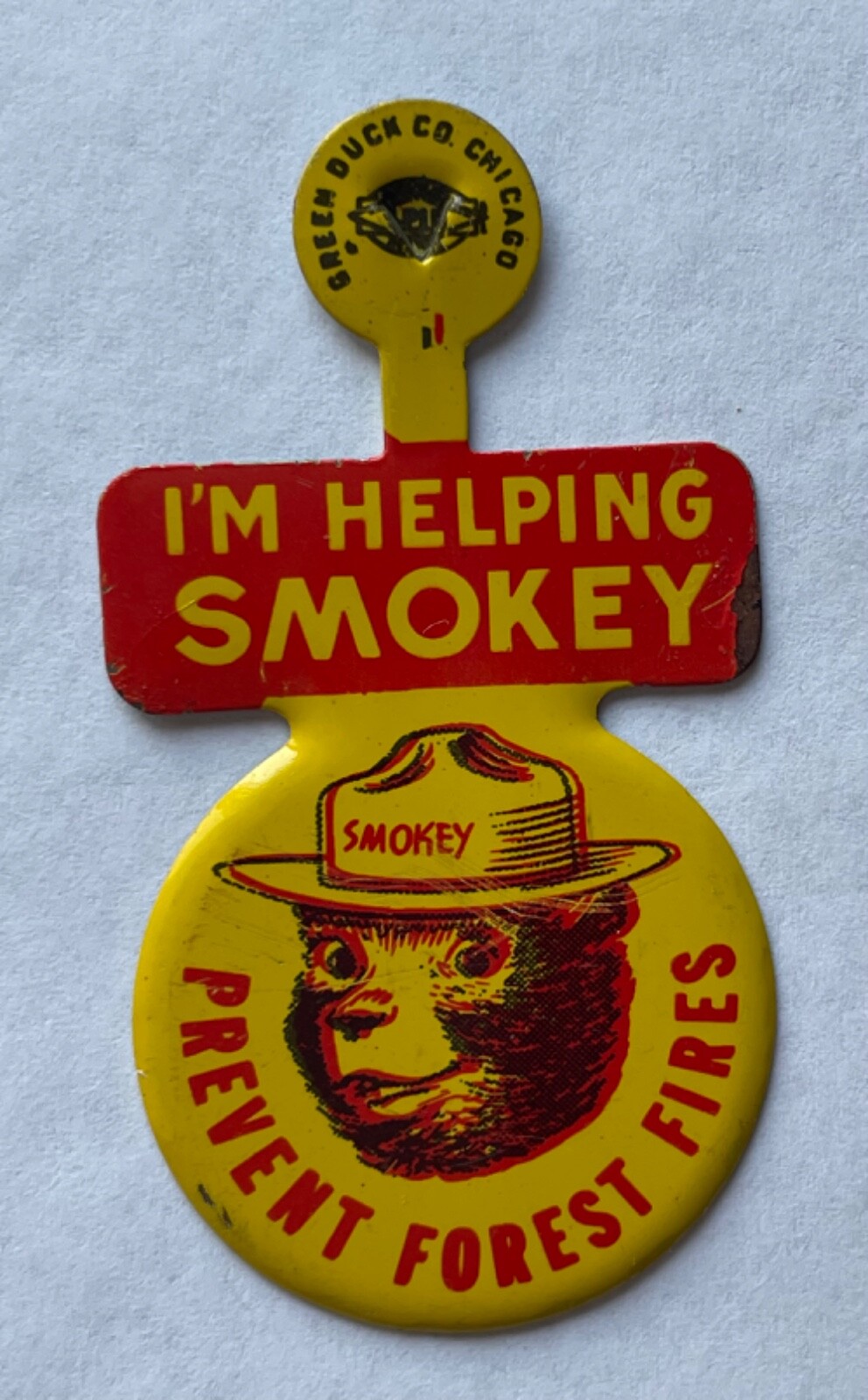 I’m Helping Smokey Prevent Forest Fires Fold Over Pin