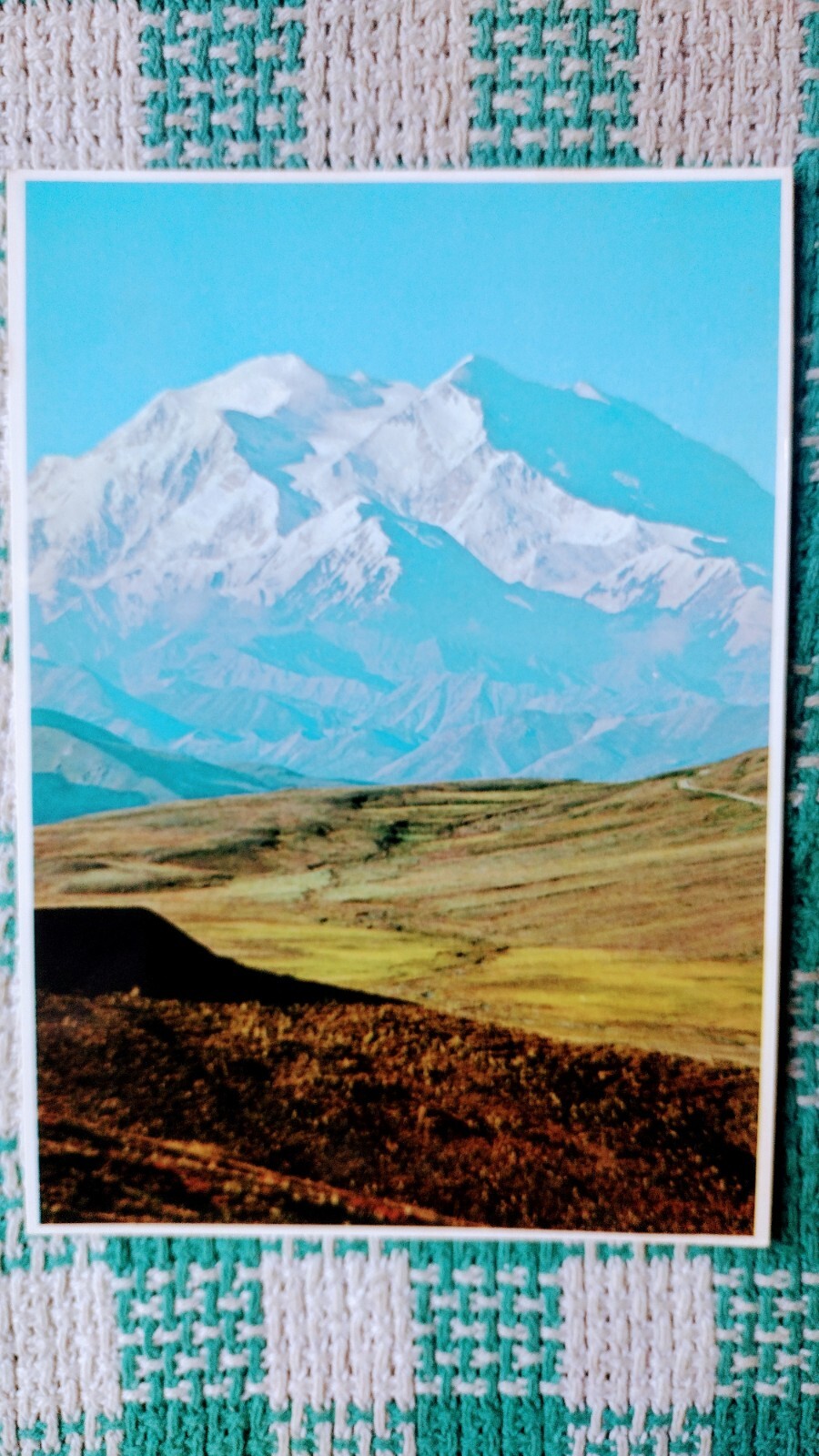 BEAUTIFUL POST CARD MT.MCKINLEY FROM STONY HILL ALASKA