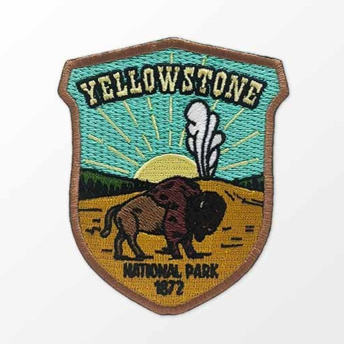 Yellowstone National Park Patch Iron-On Applique Souvenir Gift