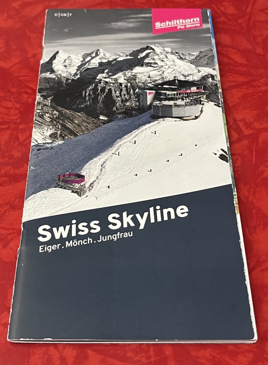 SWISS SKYLINE SCHILTHORN BERNESE OBERLAND SWITZERLAND BROCHURE WITH MAPS 2024
