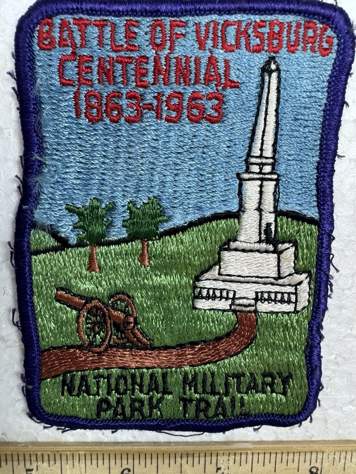 Vintage 1963 Battle Of Vicksburg Centennial Patch