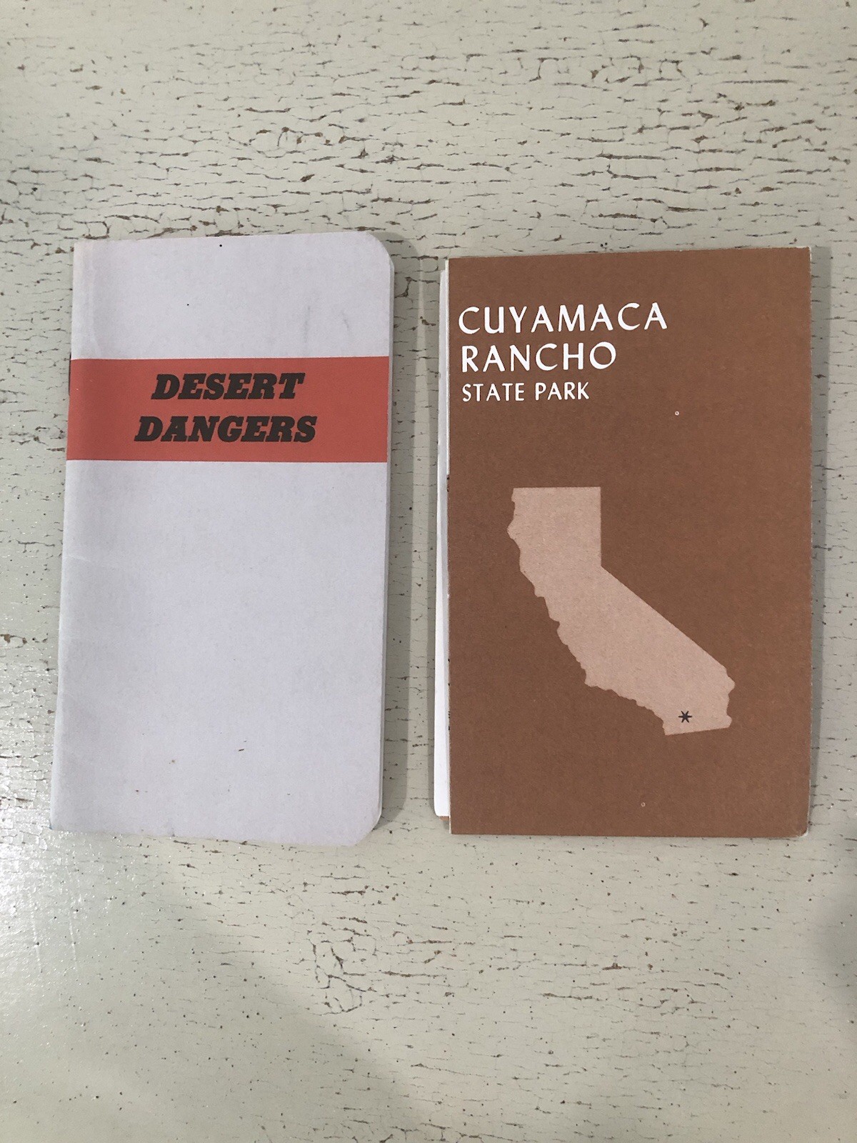 (Lot Of 2) 1970s State Park Pamphlets, Cuyamaca Rancho State Park
