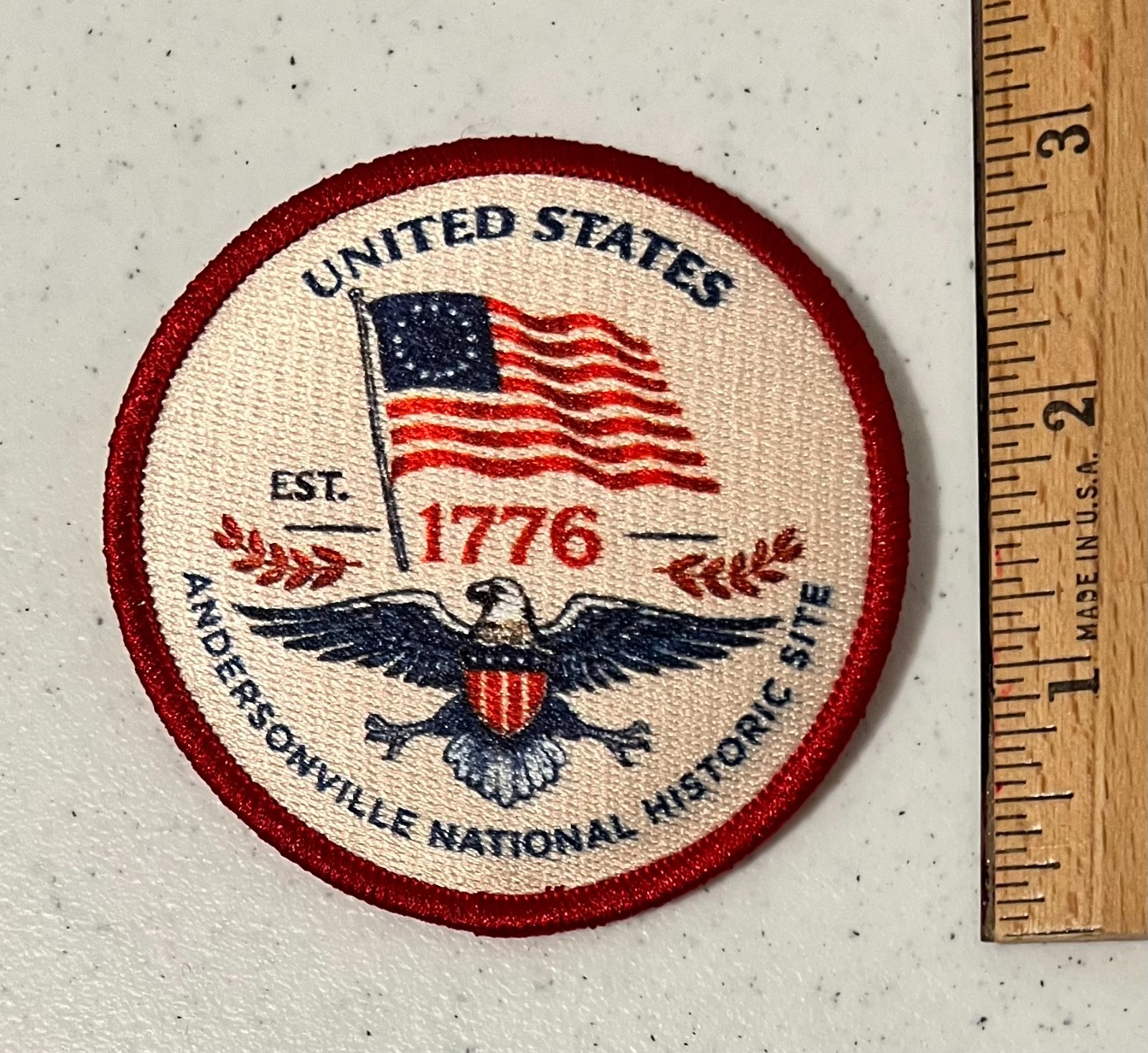 Andersonville National Historic Site Patch Civil War POW United States 1776